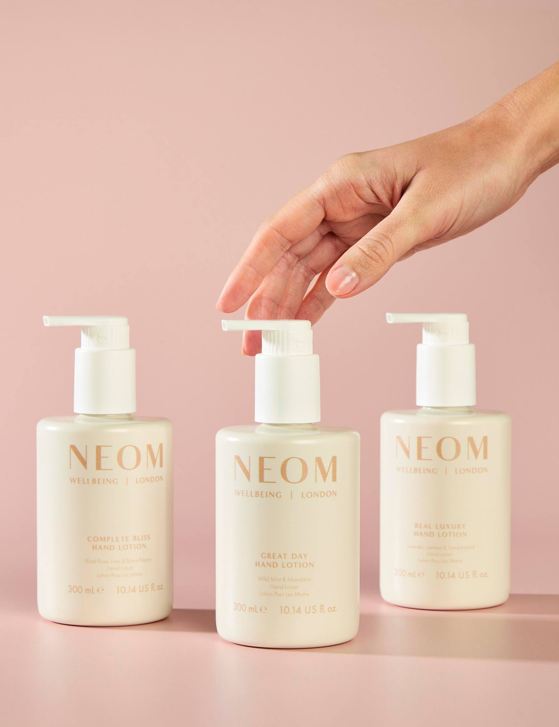 NEOM hand lotion Lavender, Jasmine & Sandalwood 300ml, imported from the UK