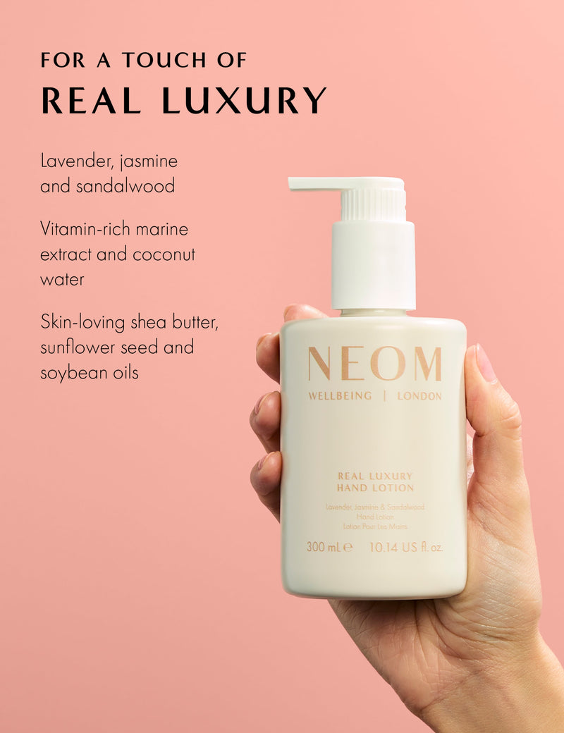 NEOM hand lotion Lavender, Jasmine & Sandalwood 300ml, imported from the UK