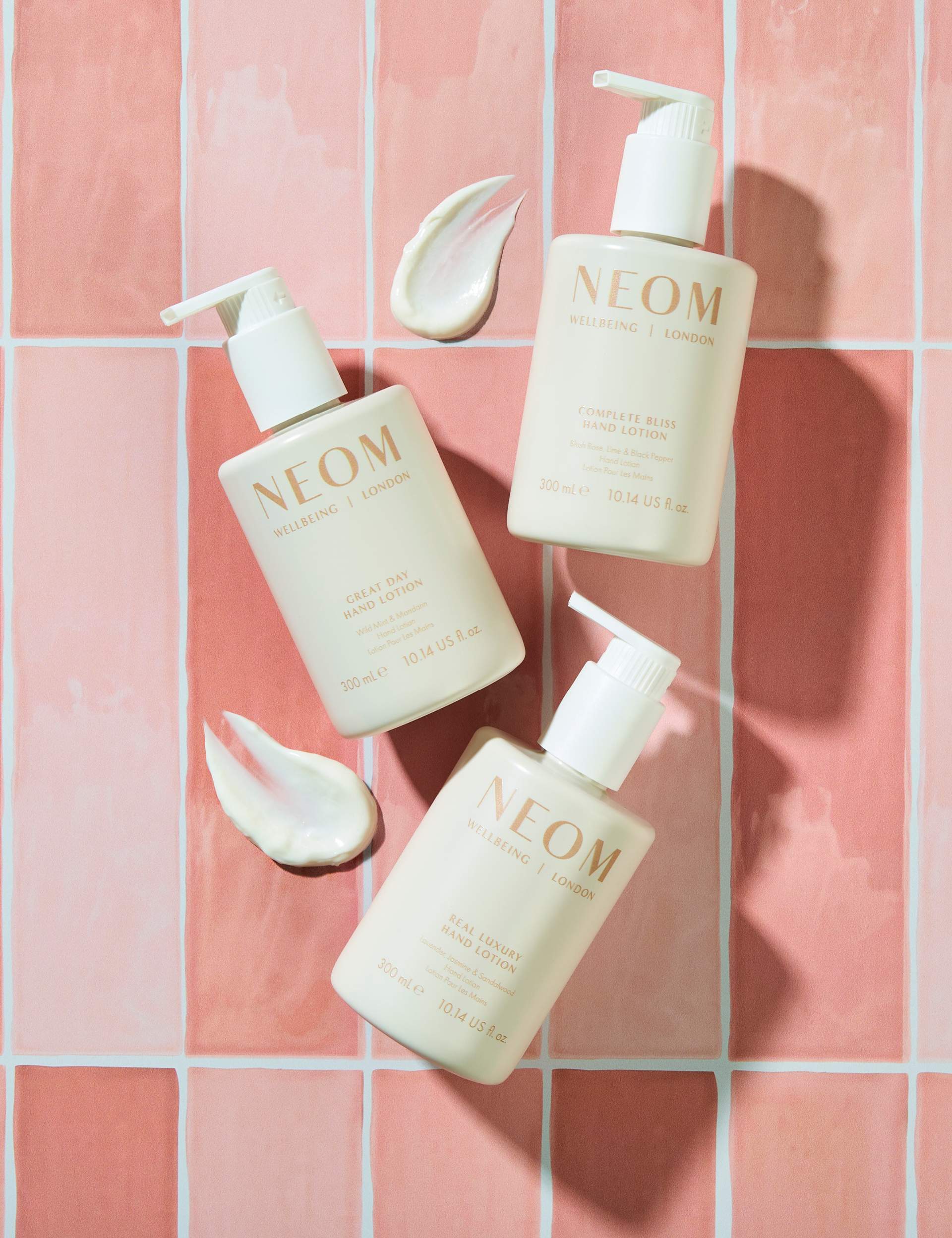 NEOM hand lotion Lavender, Jasmine & Sandalwood 300ml, imported from the UK