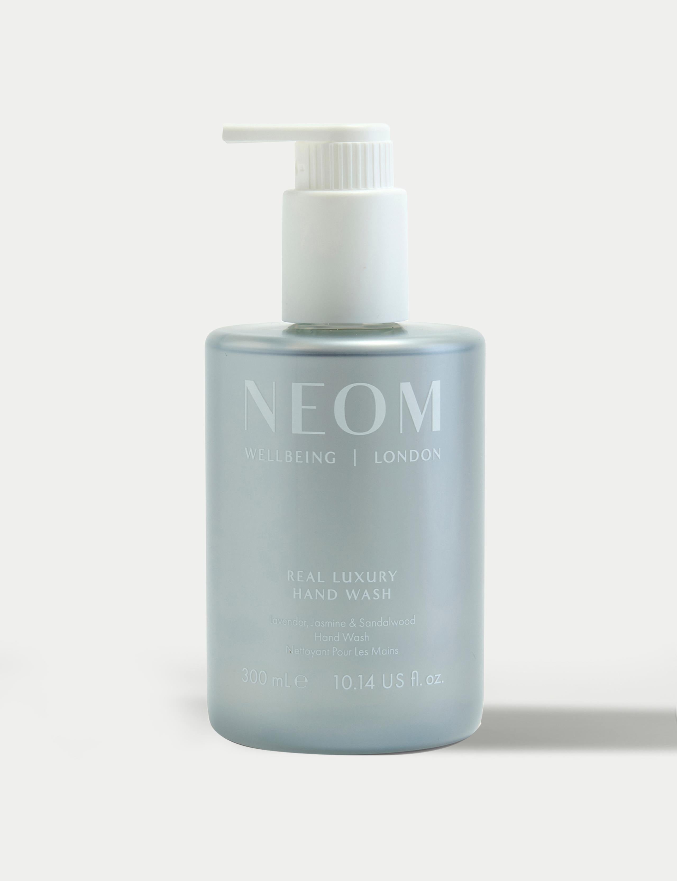 NEOM Wellbeing Real Luxury Hand Wash 300ml, imported from the UK