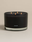 Rebel Rose 4 wick candle with black wax and lid (British brand)