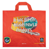 Red Woven Reusable Bag