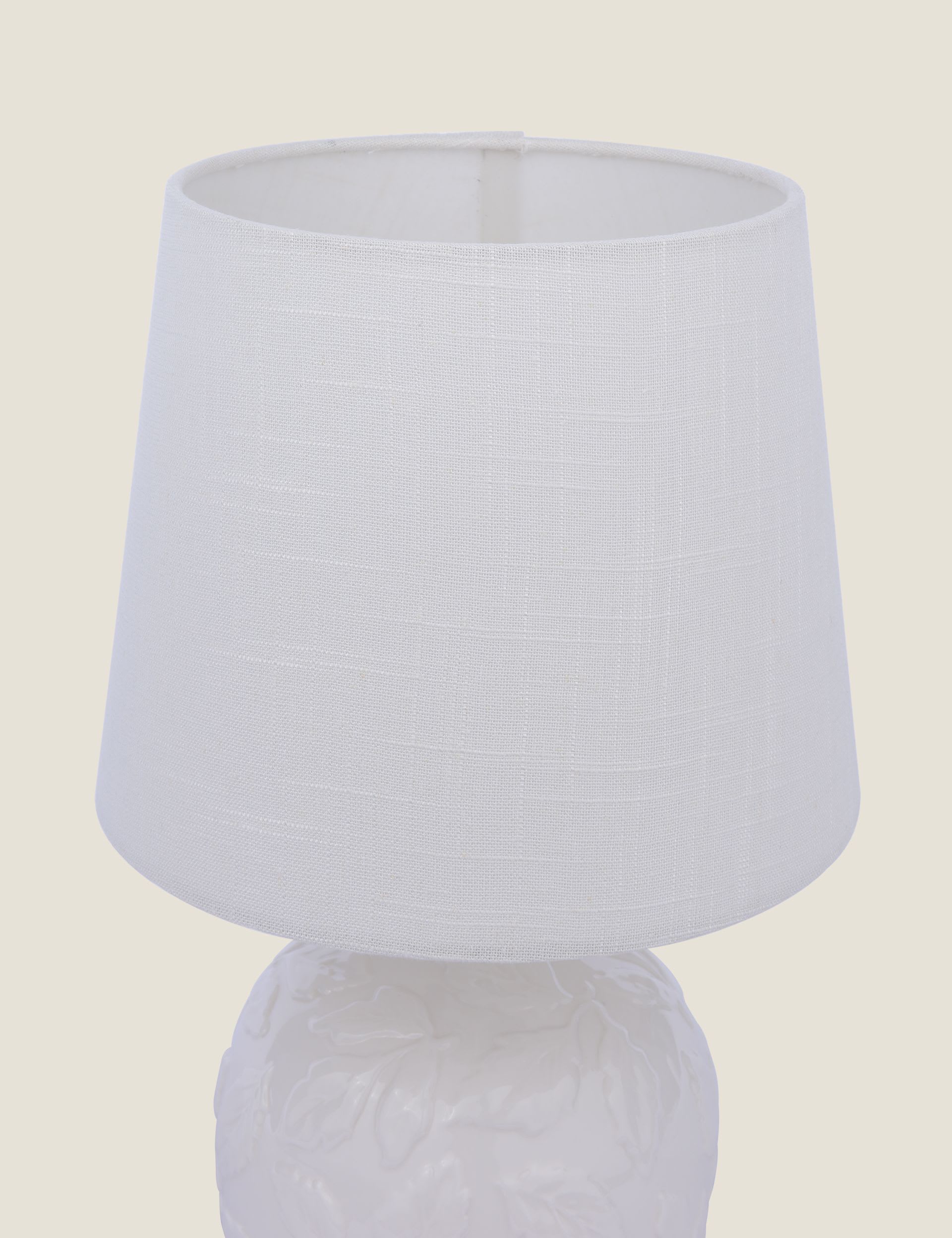 Laura Ashley Redhall ceramic leaf table lamp - British product