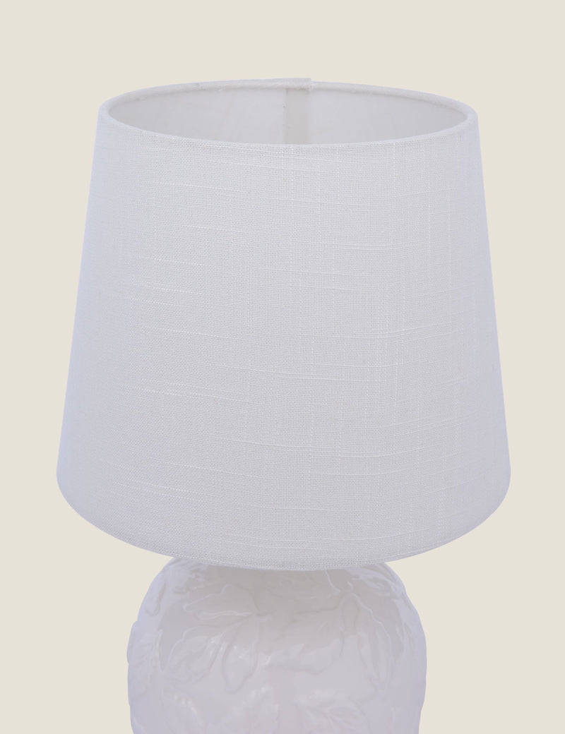 Laura Ashley Redhall ceramic leaf table lamp - British product