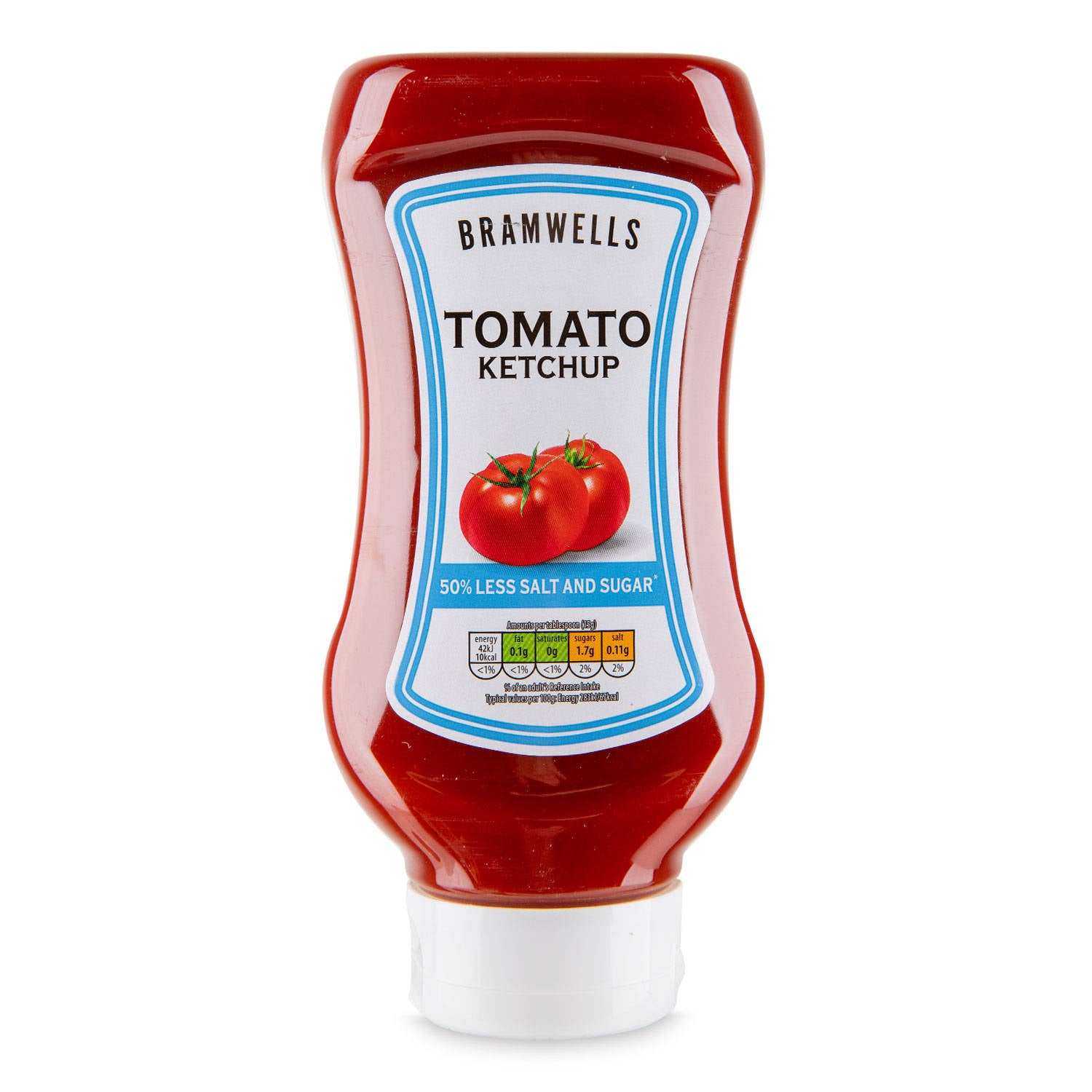 Reduced salt and sugar ketchup, UK version