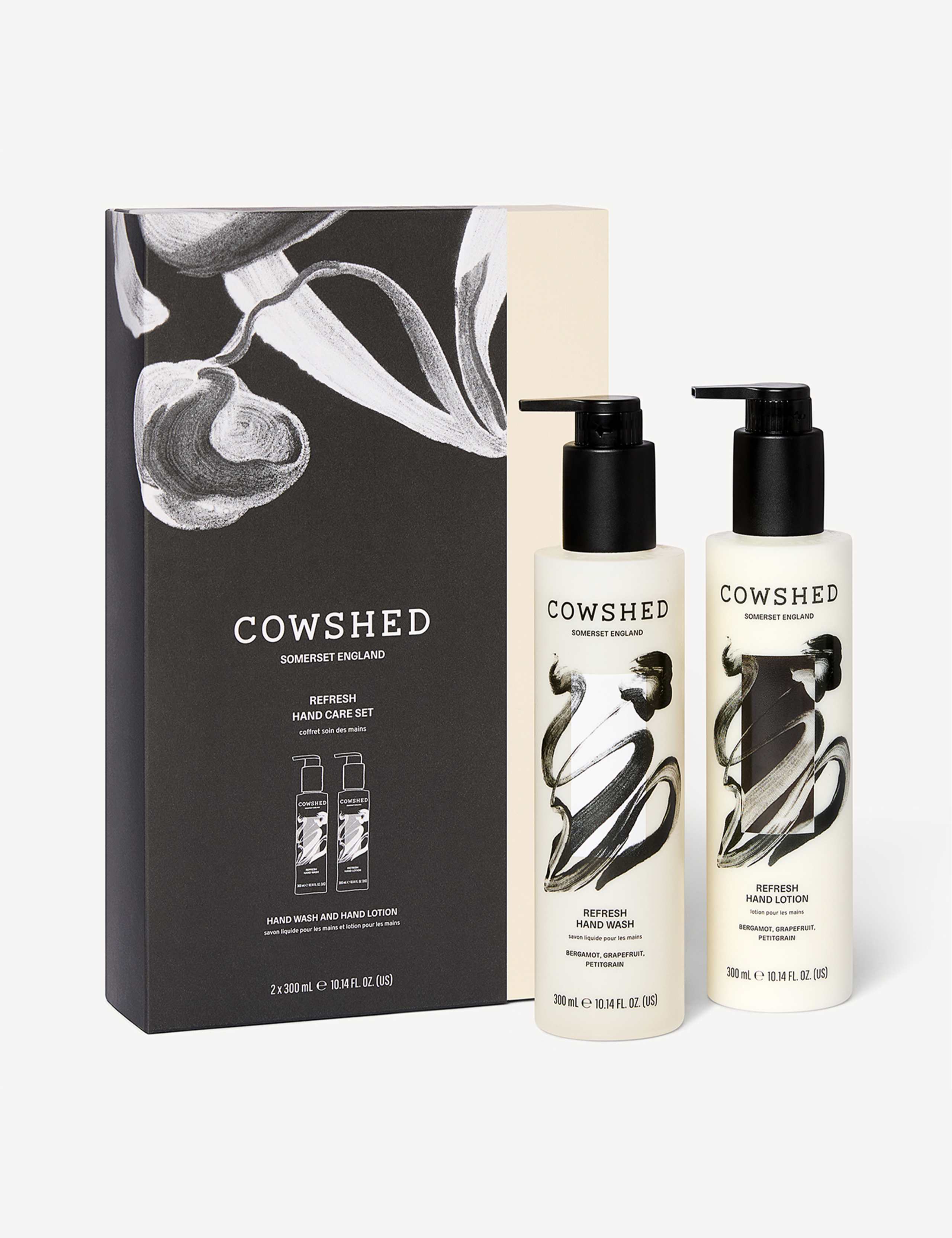 Refresh Hand Care Set hand wash and lotion 300ml each, UK version