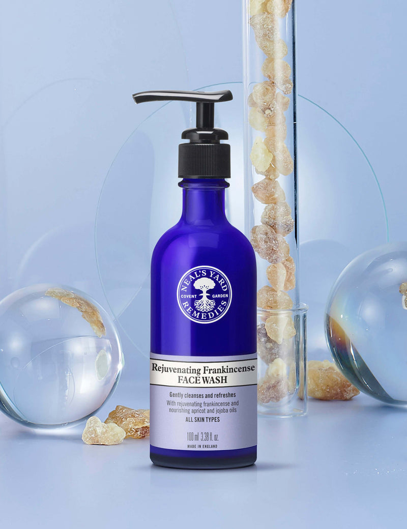 Neal's Yard Remedies Rejuvenating Frankincense Facial Wash 100ml, imported from the UK