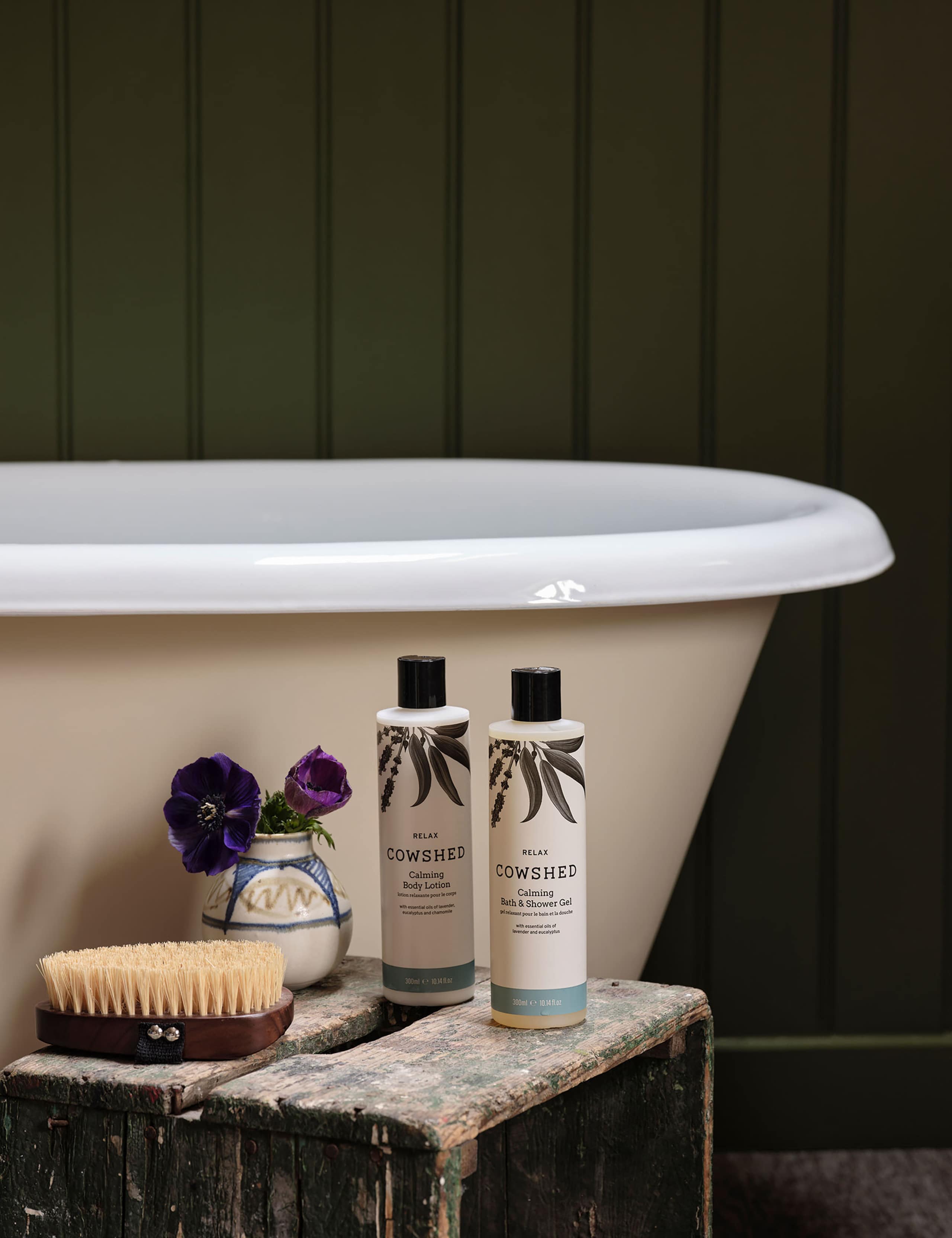 Relax body lotion with lavender and eucalyptus oils 300ml, imported from the UK