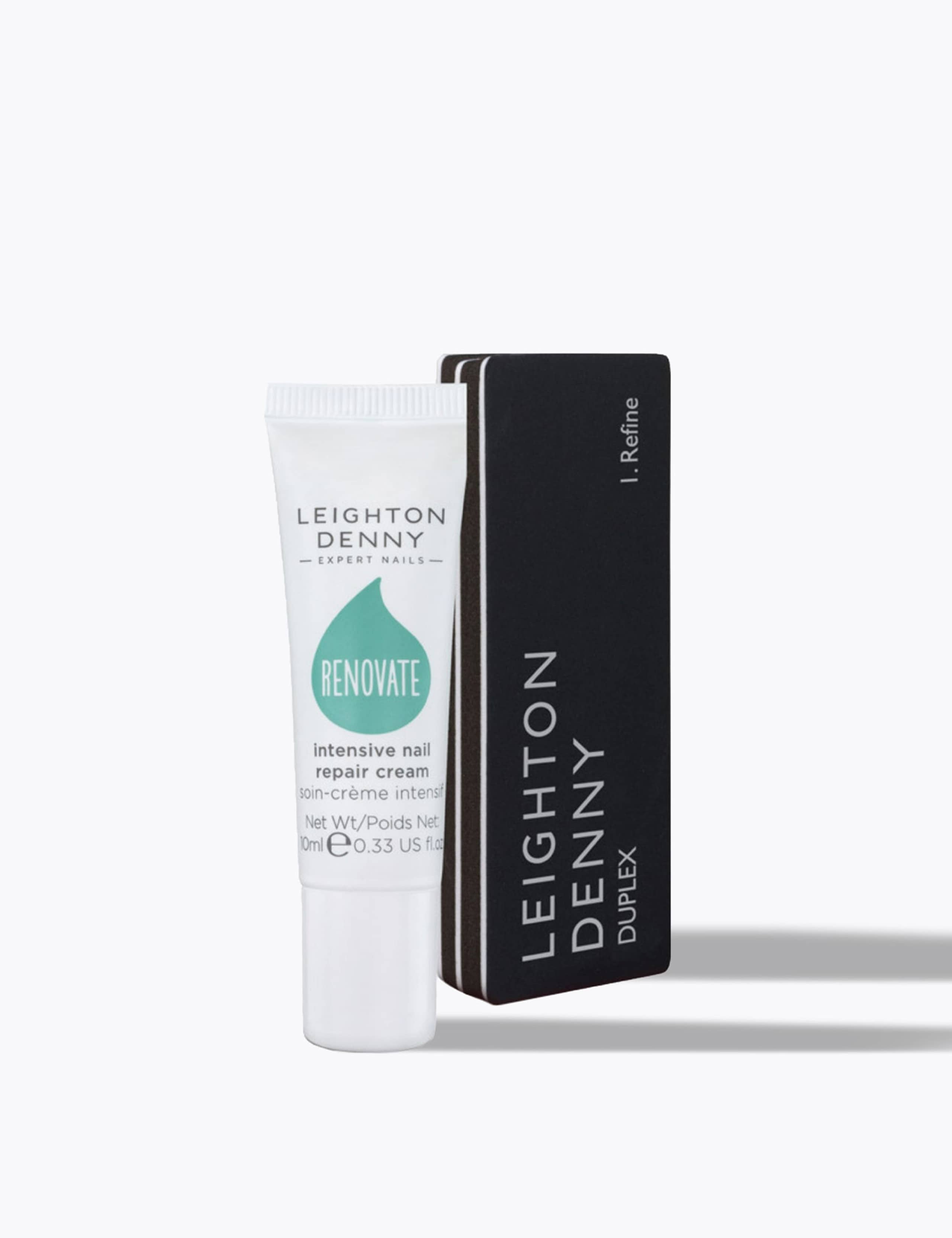 Leighton Denny nail repair cream and duplex buffer 10ml, imported from the UK