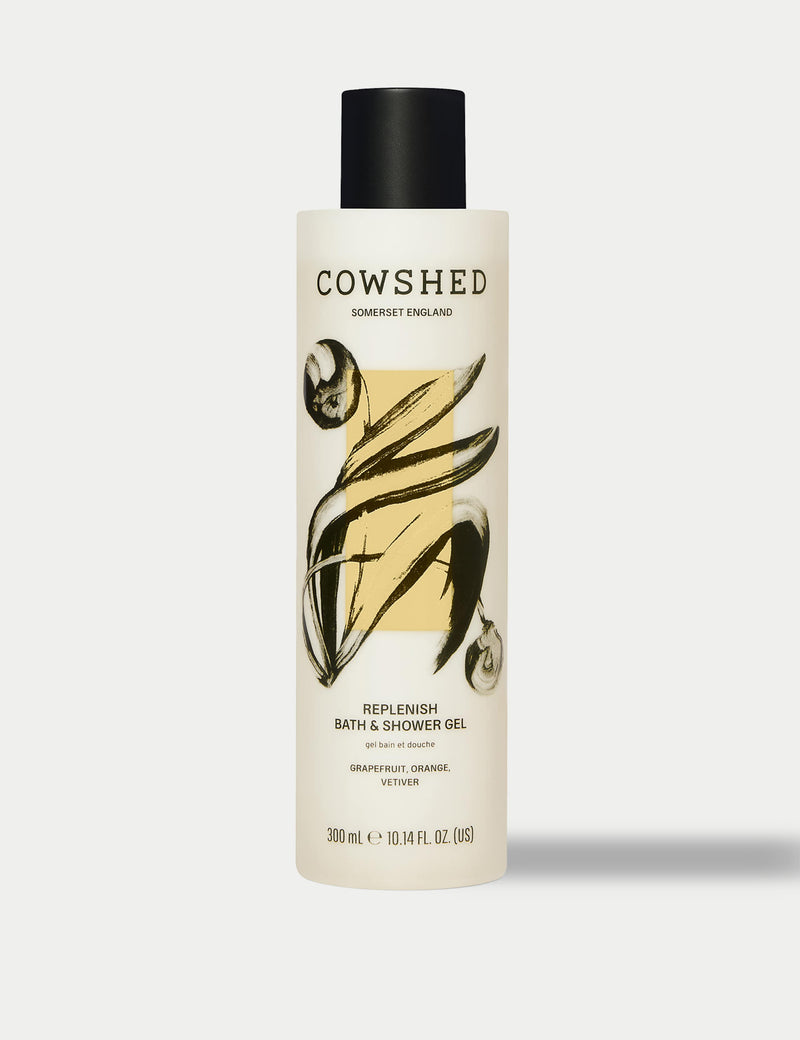 Replenish bath and shower gel 300ml, imported from the UK