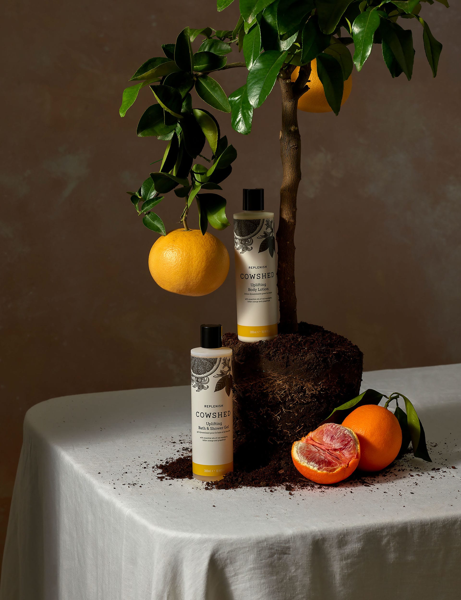 Cowshed Replenish Grapefruit body lotion 300ml, imported from the UK