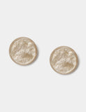 M&S resin circle stud earrings 31mm (British brand)