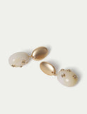 M&S resin drop earrings 47mm - British product