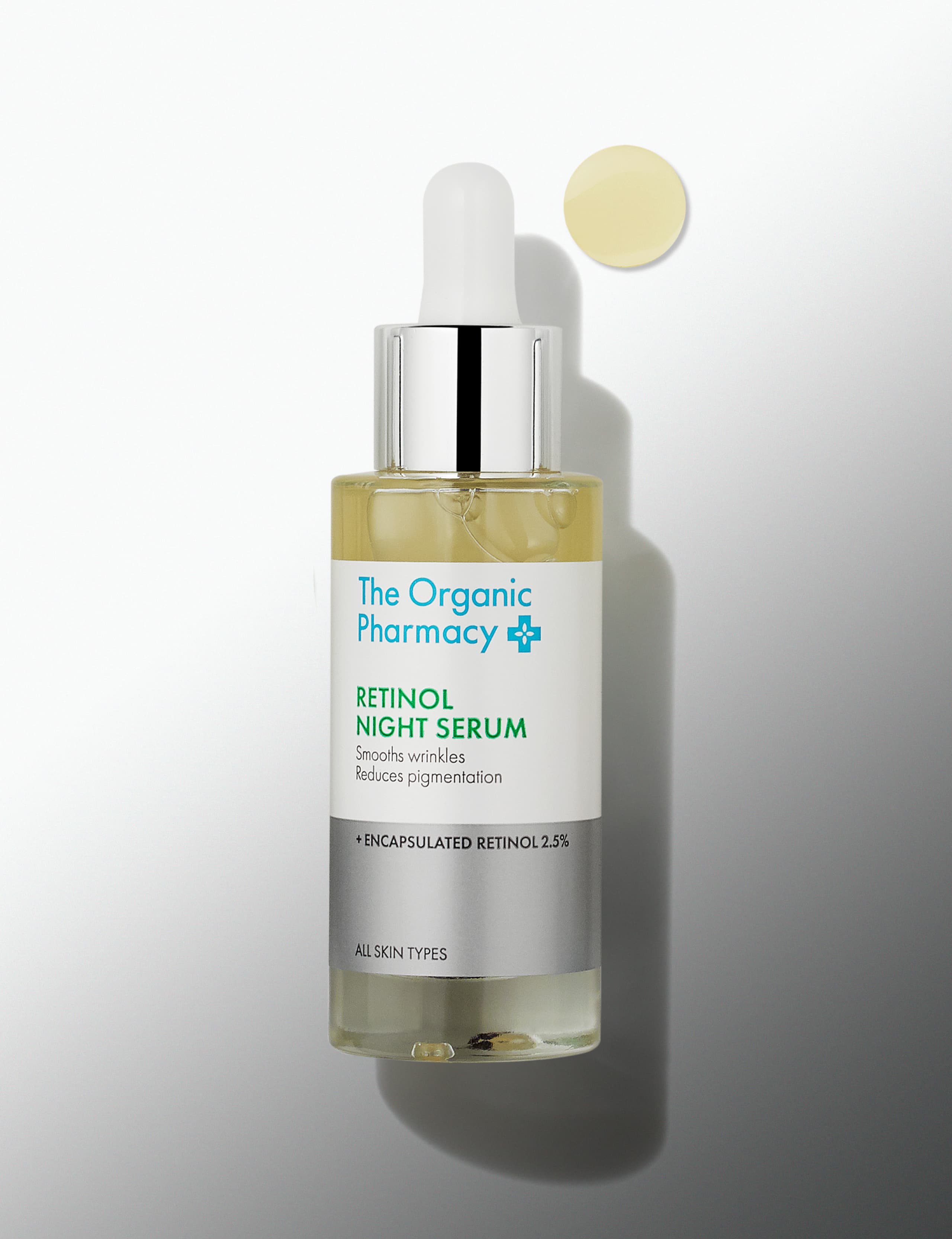 The Organic Pharmacy retinol night serum 30ml, imported from the UK