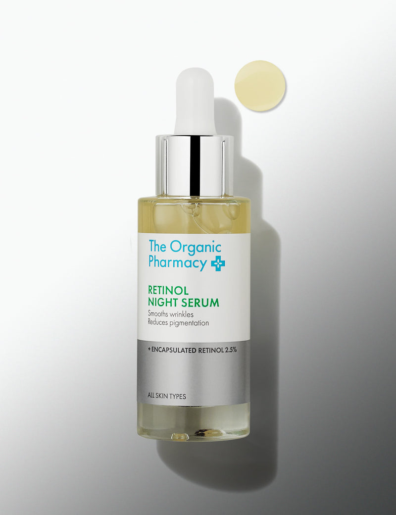 The Organic Pharmacy retinol night serum 30ml, imported from the UK