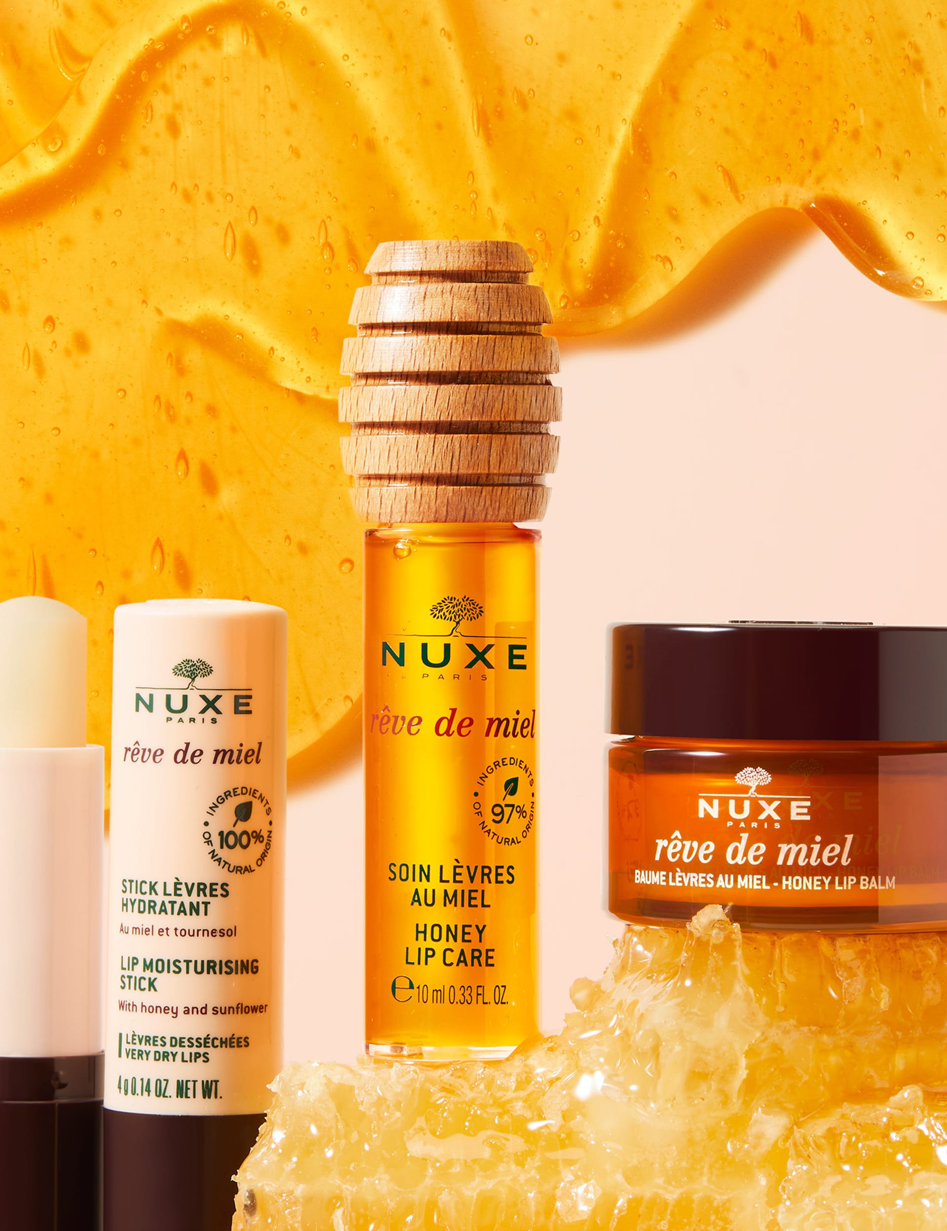 Reve de Miel lip balm 15g, UK version