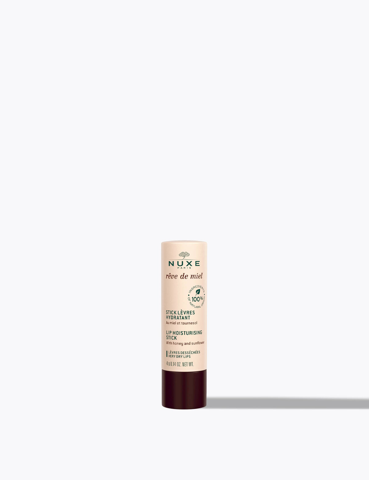 Bâton à lèvres hydratant Rêve de miel au miel et tournesol 4g