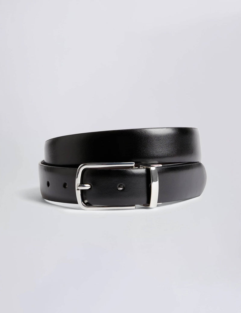 Moss reversible belt black and brown, imported from the UK