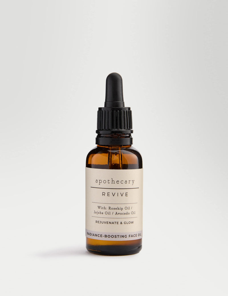 Apothecary Revive facial oil 30ml, imported from the UK