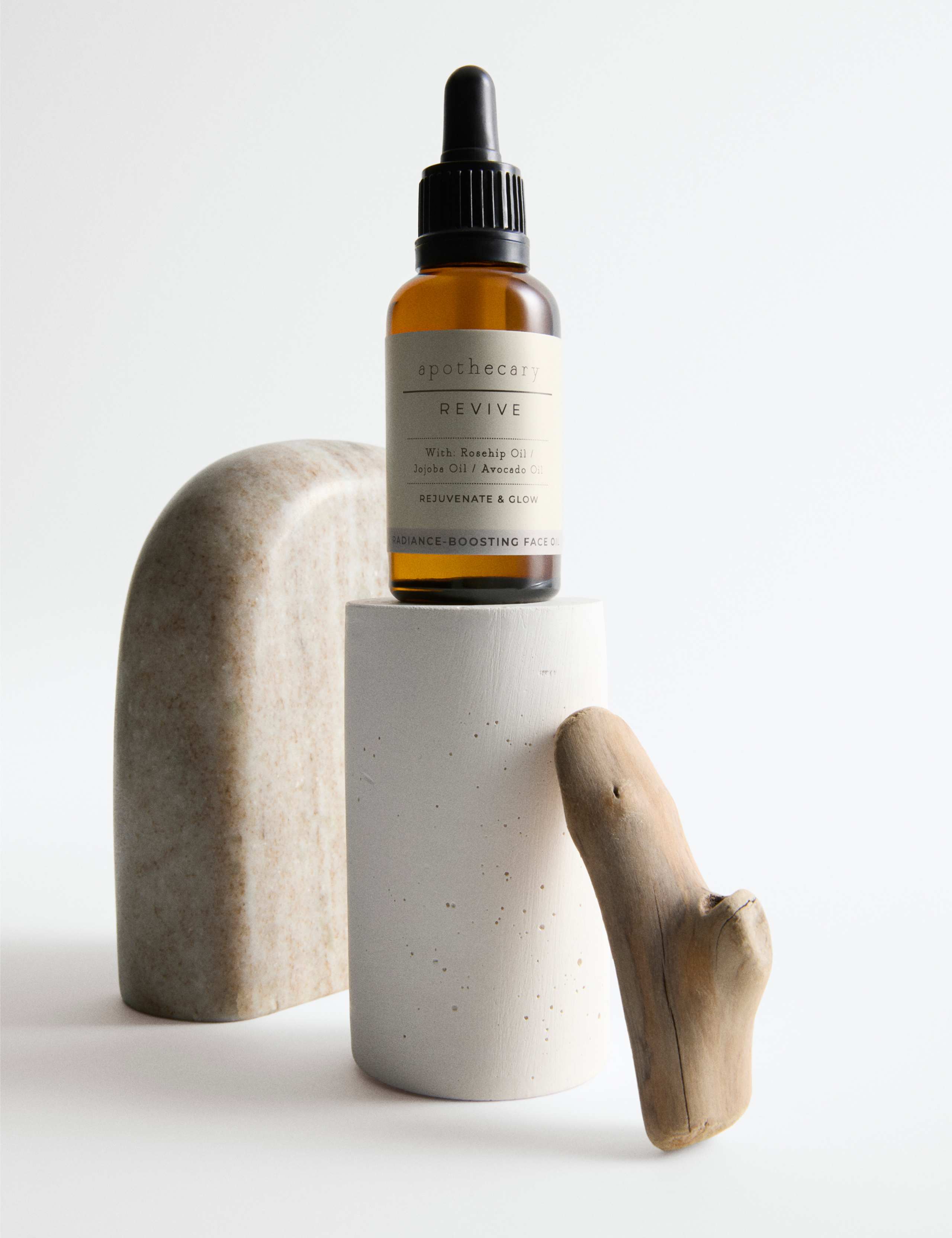 Apothecary Revive facial oil 30ml, imported from the UK