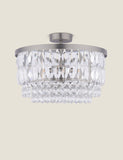 Laura Ashley Rhosill crystal semi flush ceiling light (British brand)