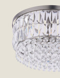 Laura Ashley Rhosill crystal semi flush ceiling light (British brand)