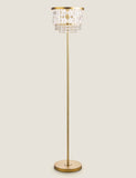 Laura Ashley Rhosill faceted glass floor lamp, imported from the UK