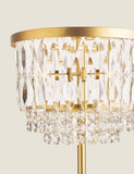 Laura Ashley Rhosill faceted glass floor lamp, imported from the UK