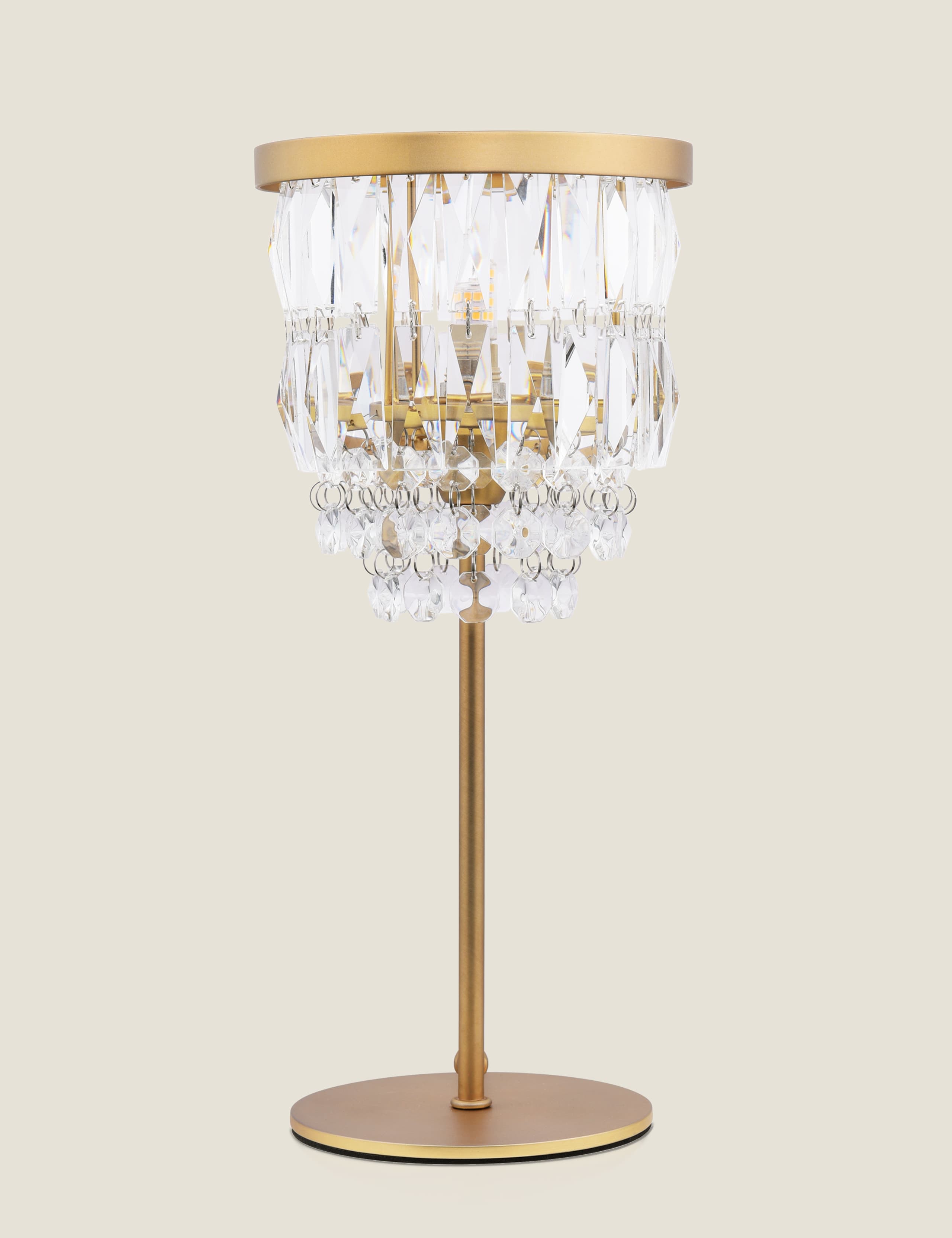 Laura Ashley Rhosill faceted glass table lamp (British brand)