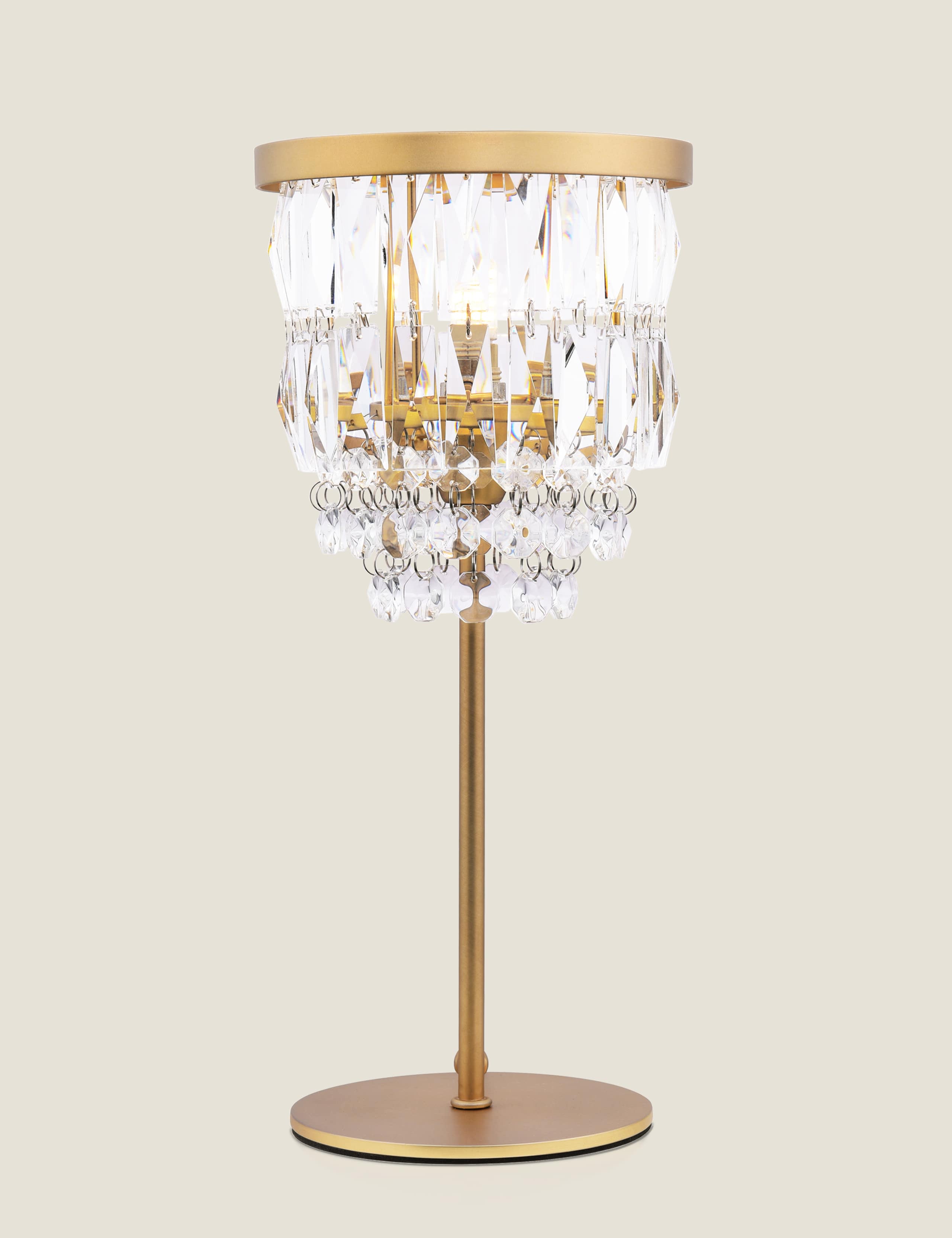 Laura Ashley Rhosill faceted glass table lamp (British brand)