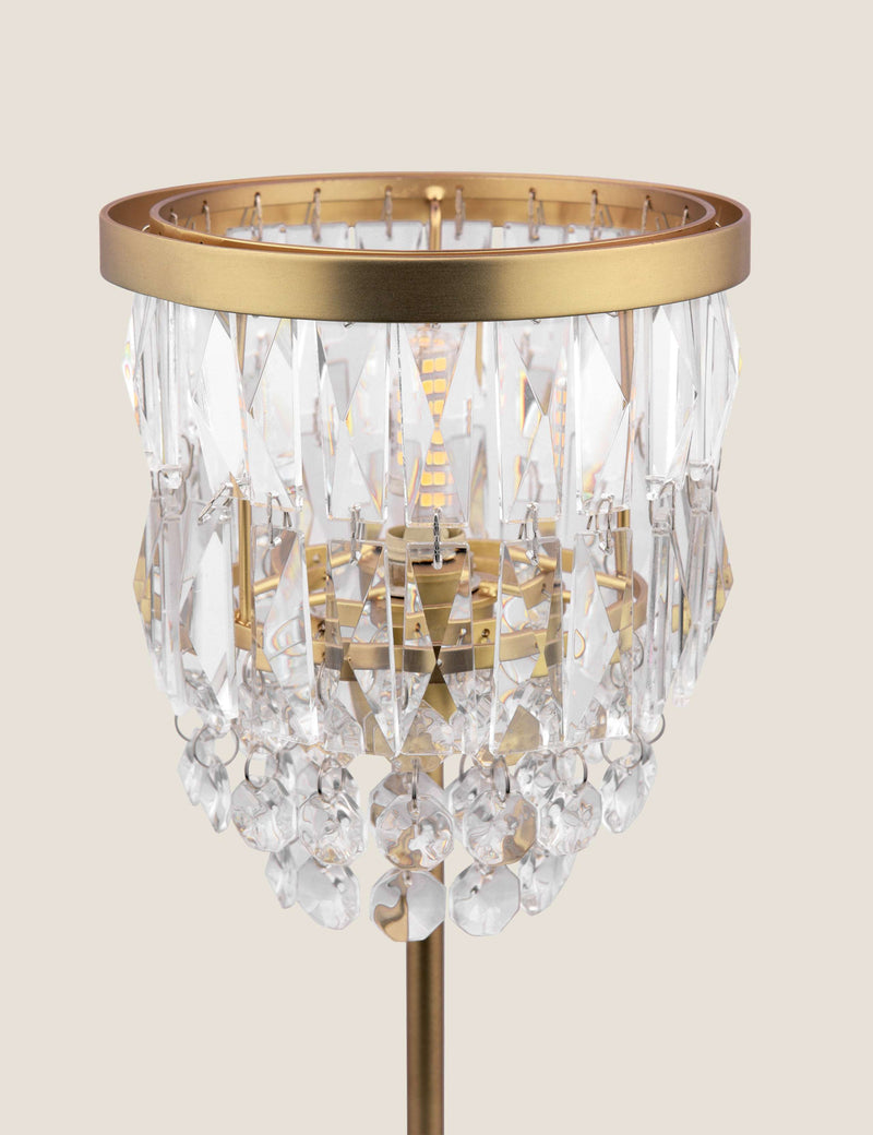Laura Ashley Rhosill faceted glass table lamp (British brand)