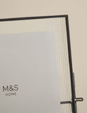 Ribbed glass photo frame 4x6 inch - British product
