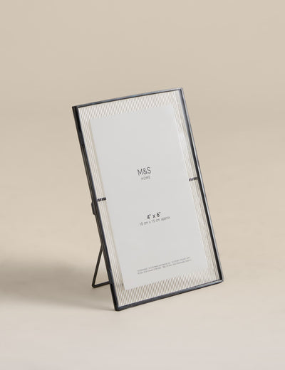 M&S Ribbed Glass Photo Frame 5x7 inch- Buy online at McGrocer