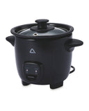 Rice cooker with ceramic nonstick pot and glass lid - British product