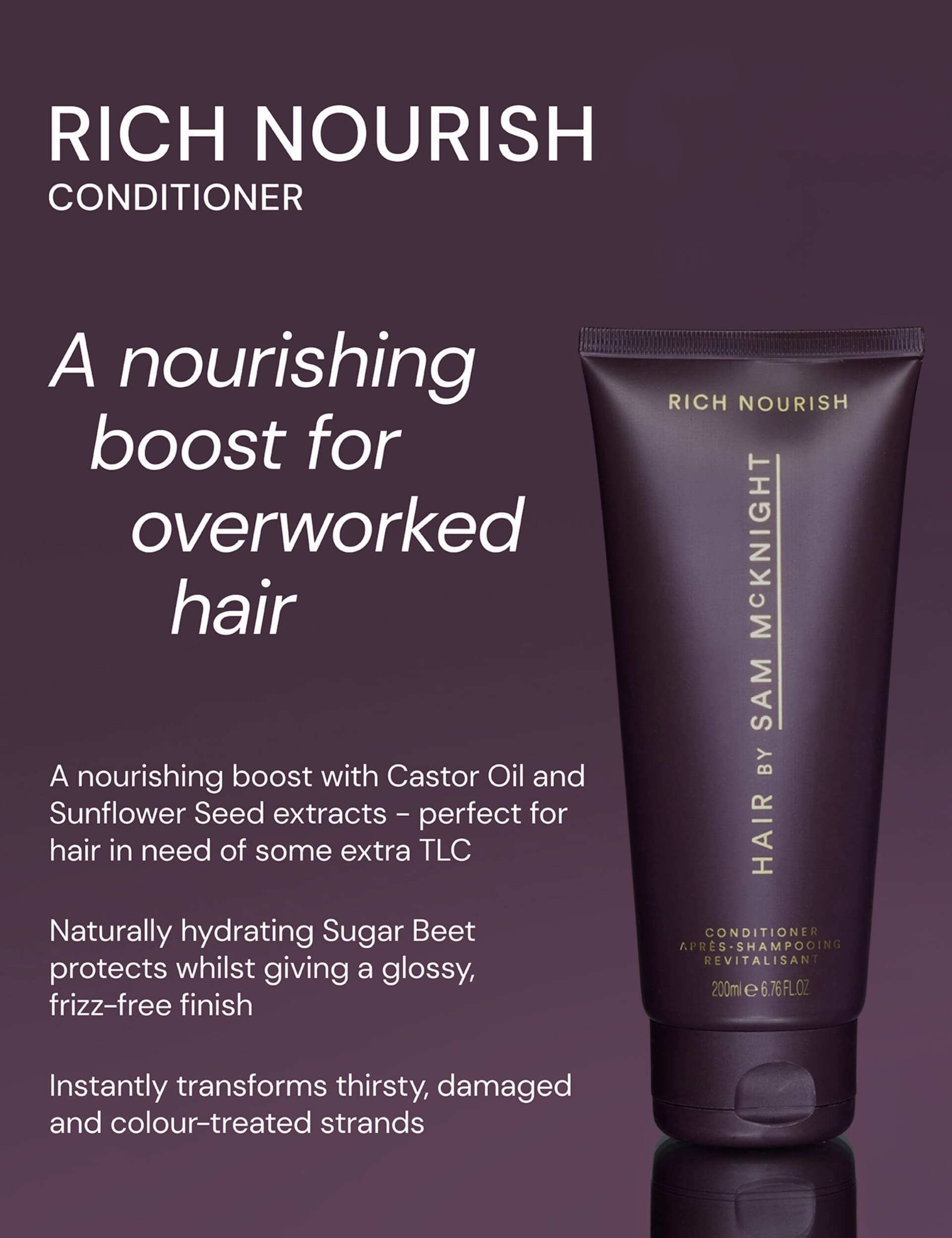 Hair by Sam McKnight Rich Nourishing Conditioner Mini 75ml, imported from the UK