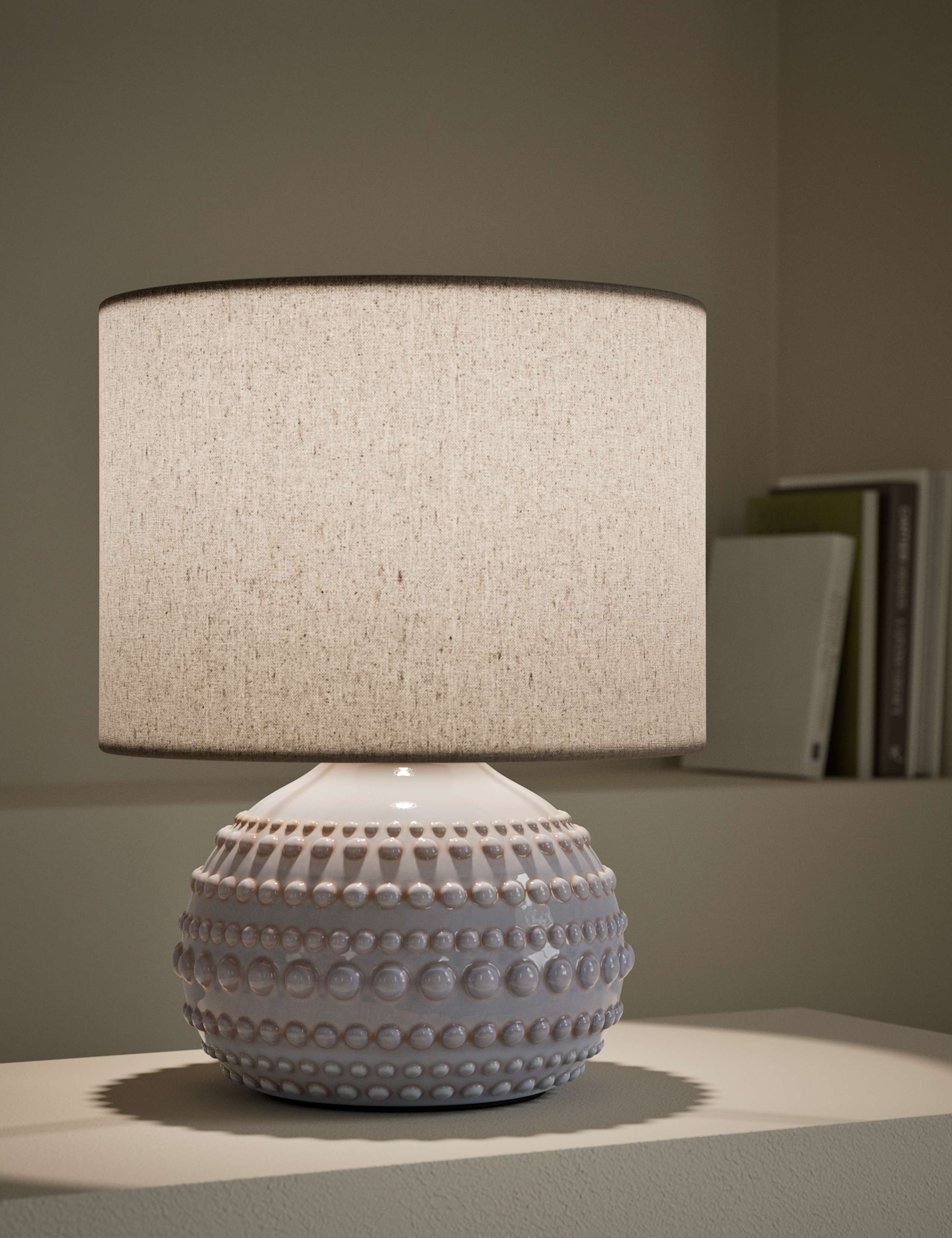 Rio ceramic table lamp 34cm, imported from the UK