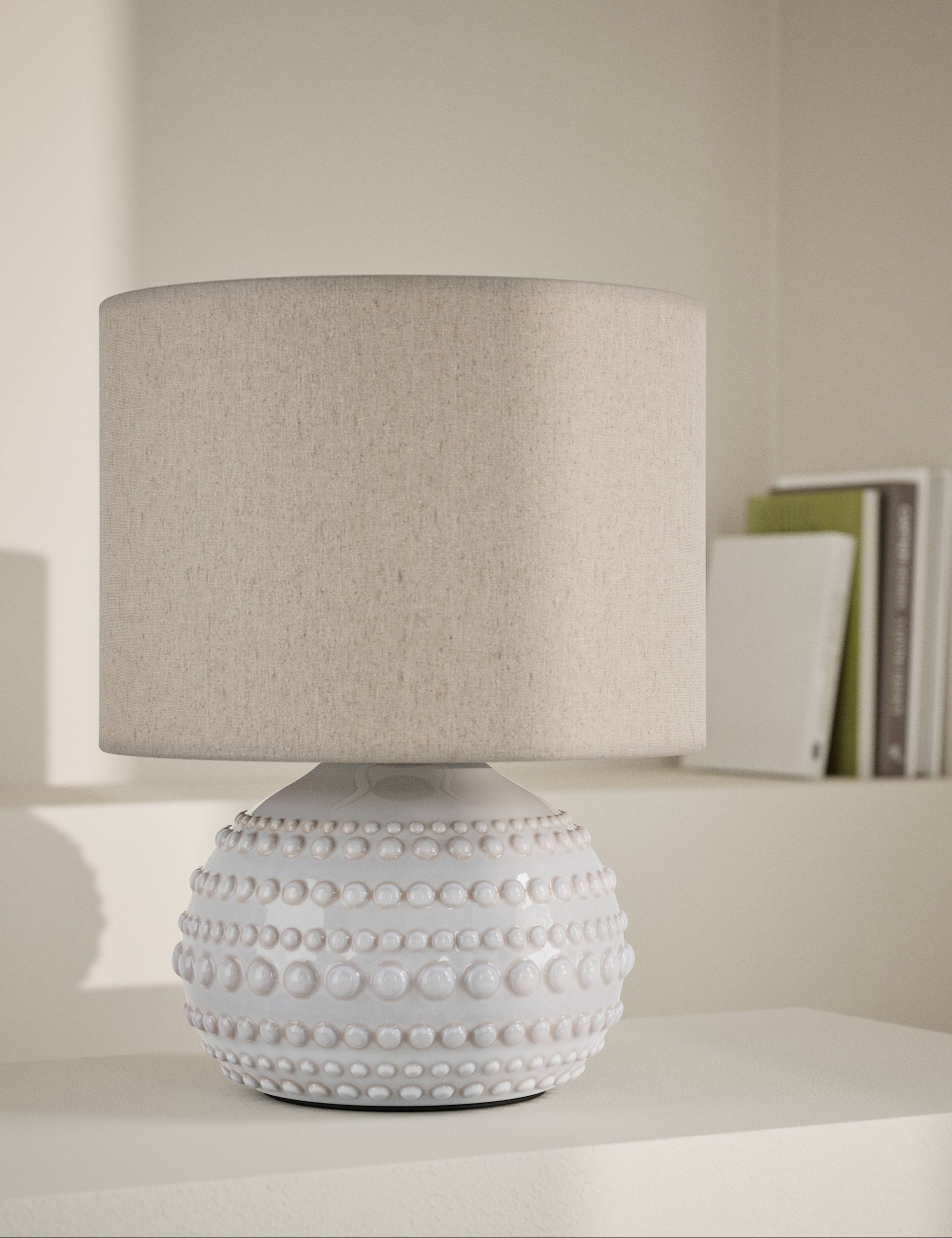 Rio ceramic table lamp 34cm, imported from the UK