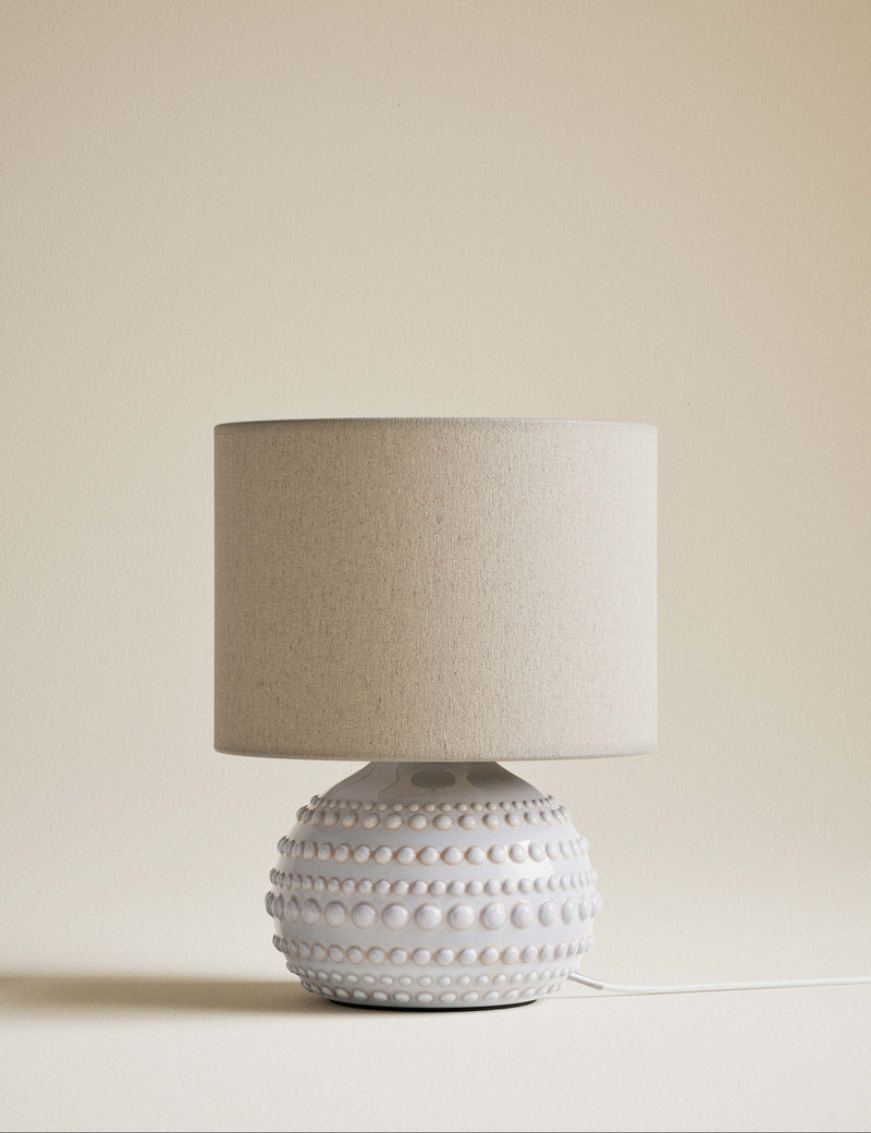 Rio ceramic table lamp 34cm, imported from the UK