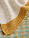 MADE Ripple Knitted Throw - British product