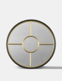Rocca round hanging wall mirror 60cm, imported from the UK