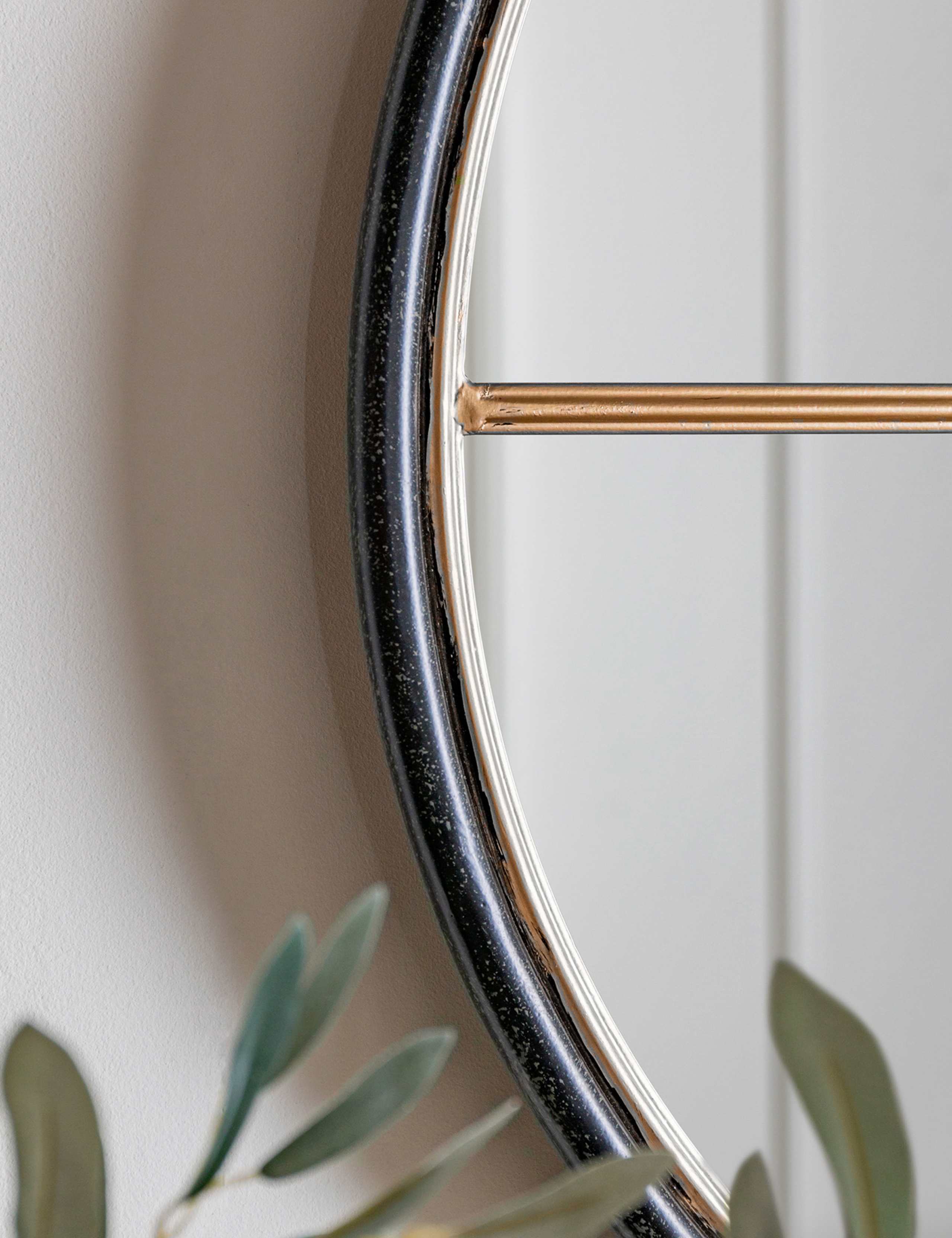 Rocca round hanging wall mirror 60cm, imported from the UK