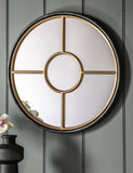 Rocca round hanging wall mirror 60cm, imported from the UK