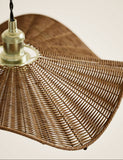 Rocco rattan ceiling lamp shade 45 cm diameter, imported from the UK