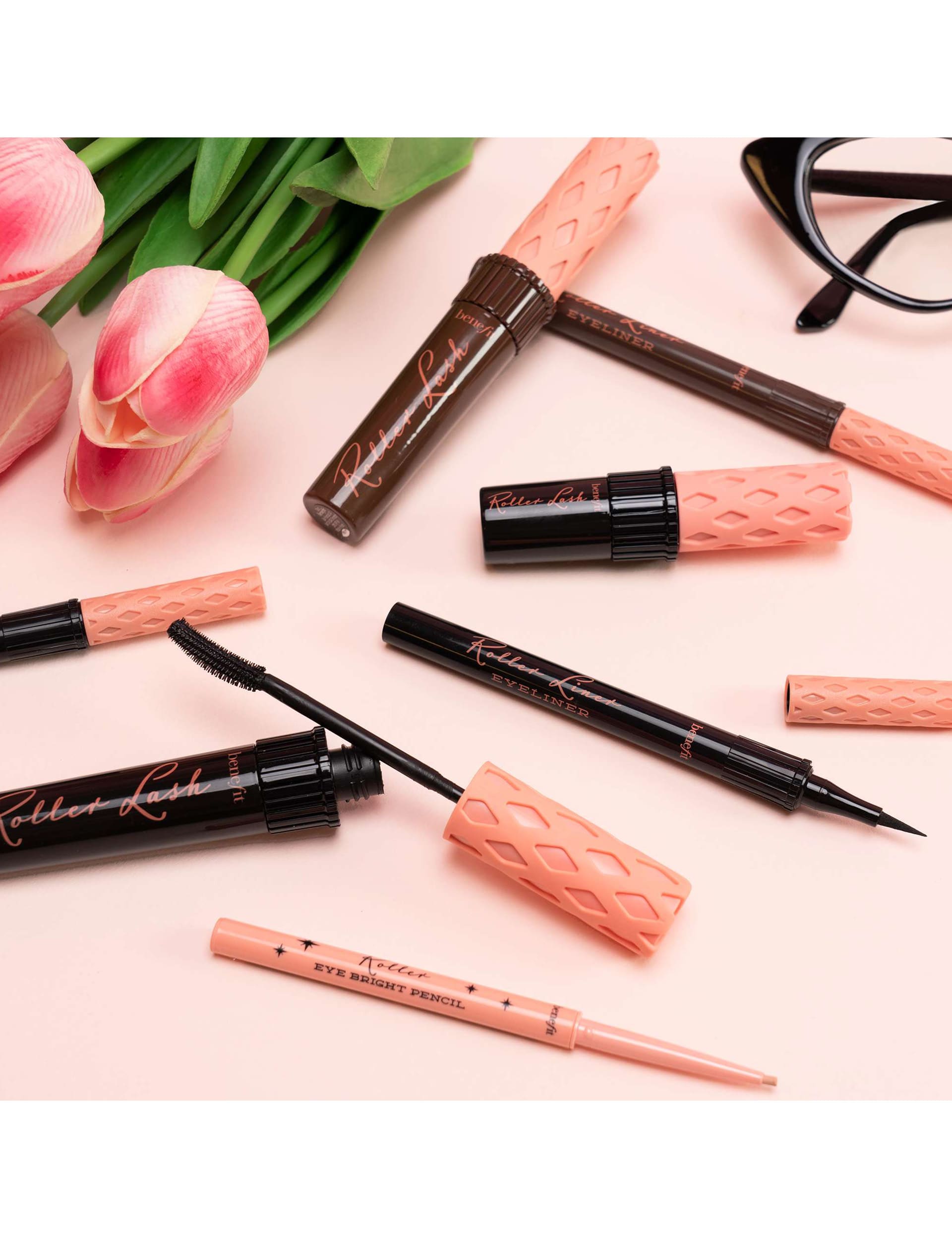 Black liquid eyeliner with roller tip, 1ml, imported from the UK