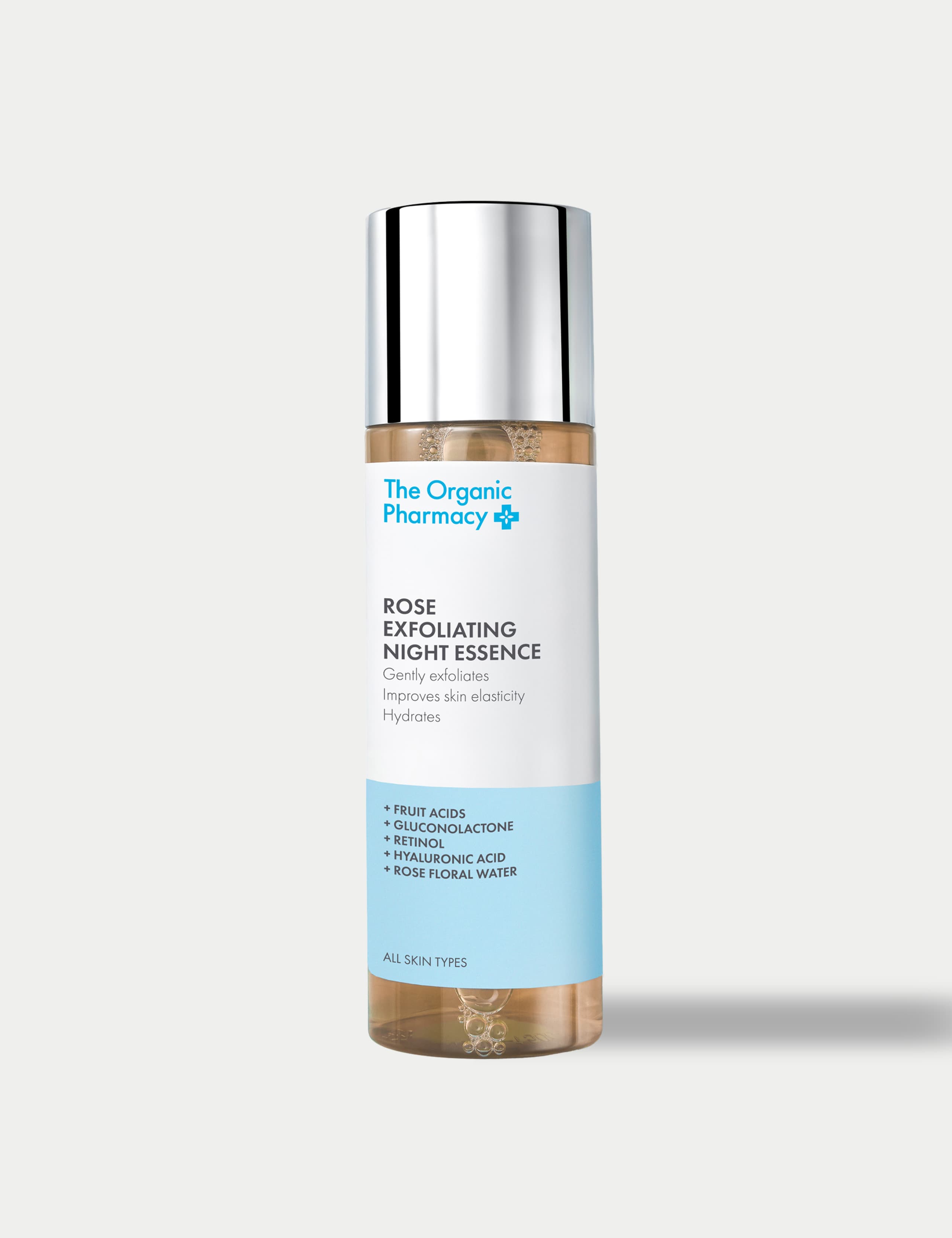 The Organic Pharmacy Rose Exfoliating Night Essence 150ml, UK version