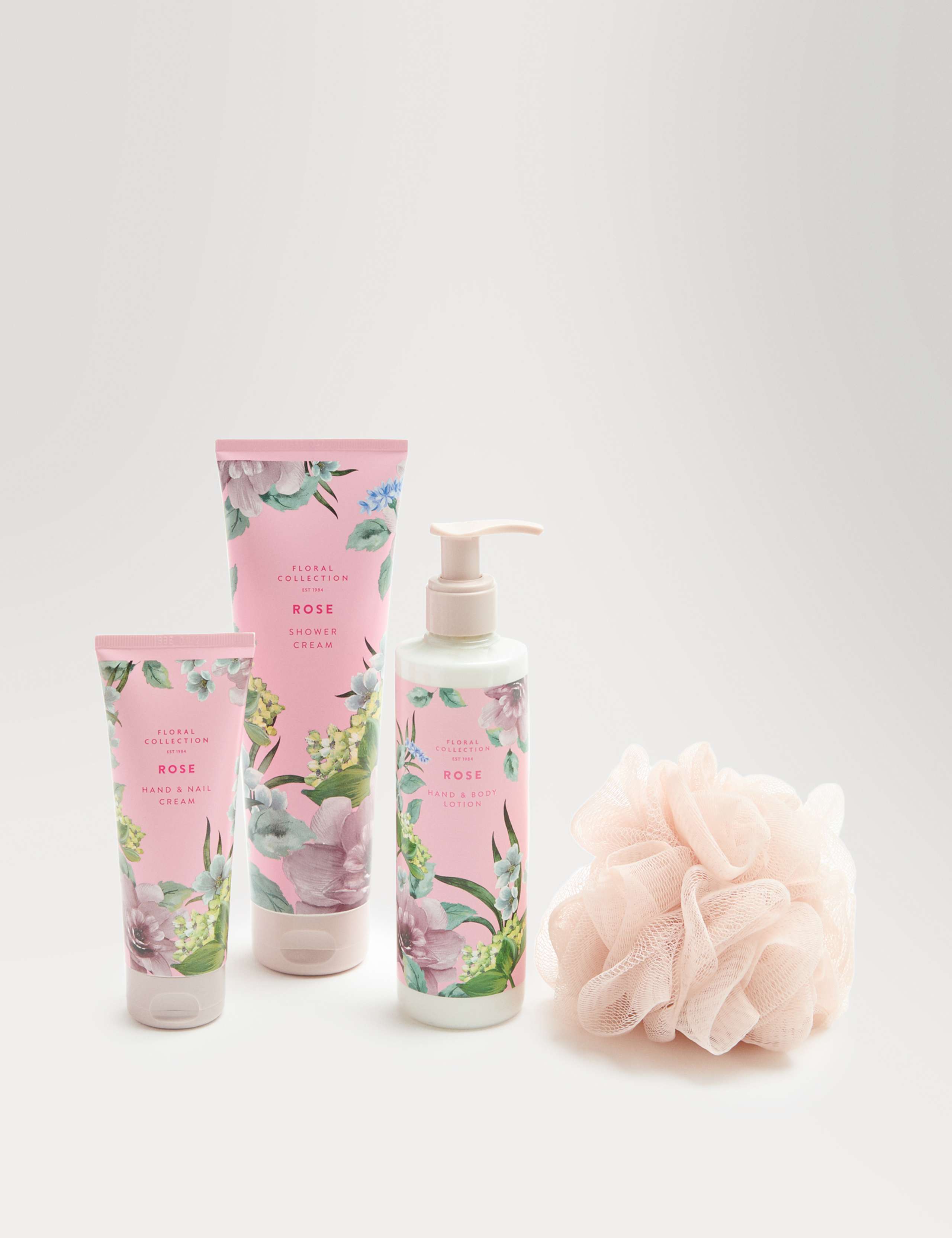 Rose skincare gift set, imported from the UK