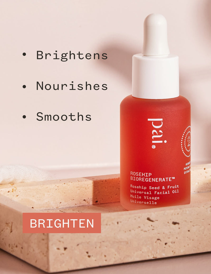 Pai Rosehip Bioregenerate Rejuvenating Overnight Face Oil 30ml, imported from the UK