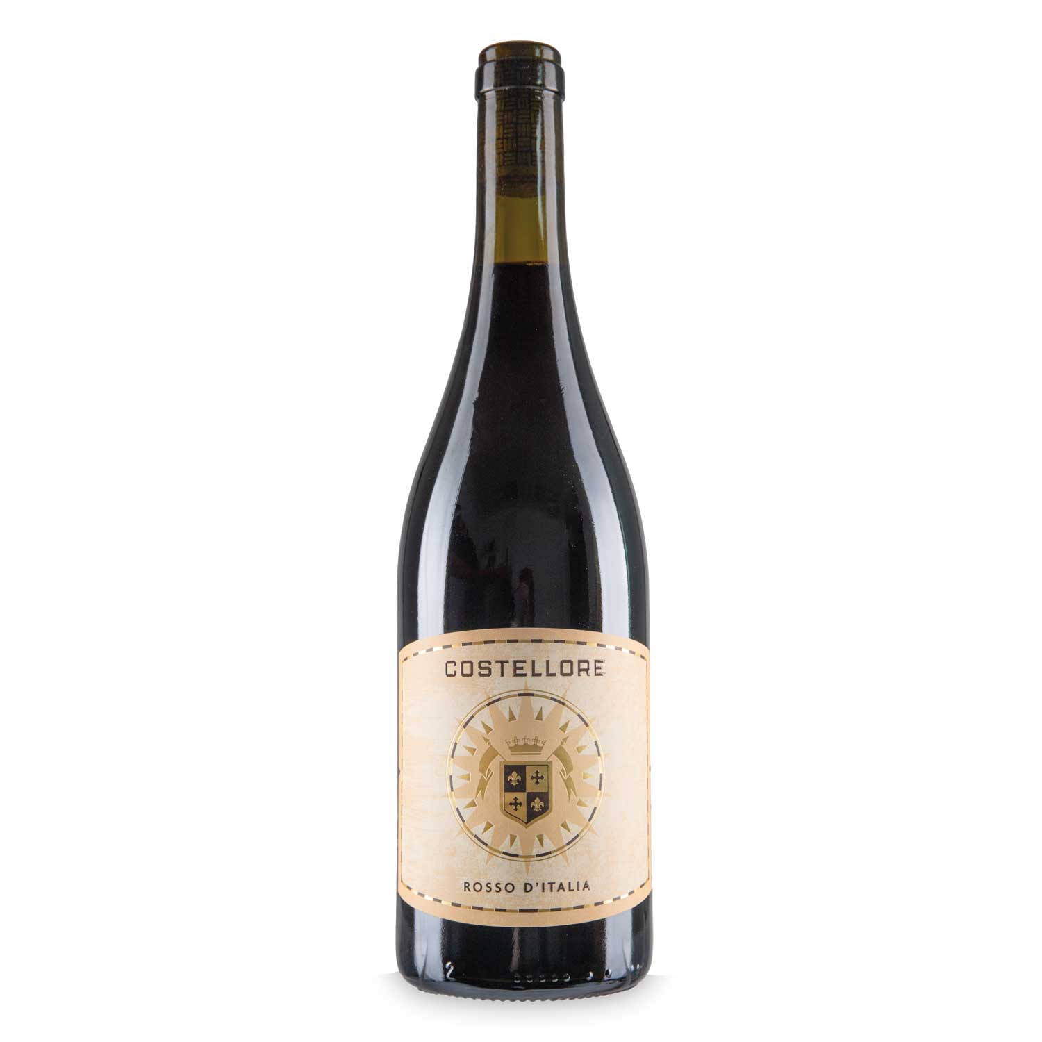 Rosso D'Italia red wine bottle, UK version
