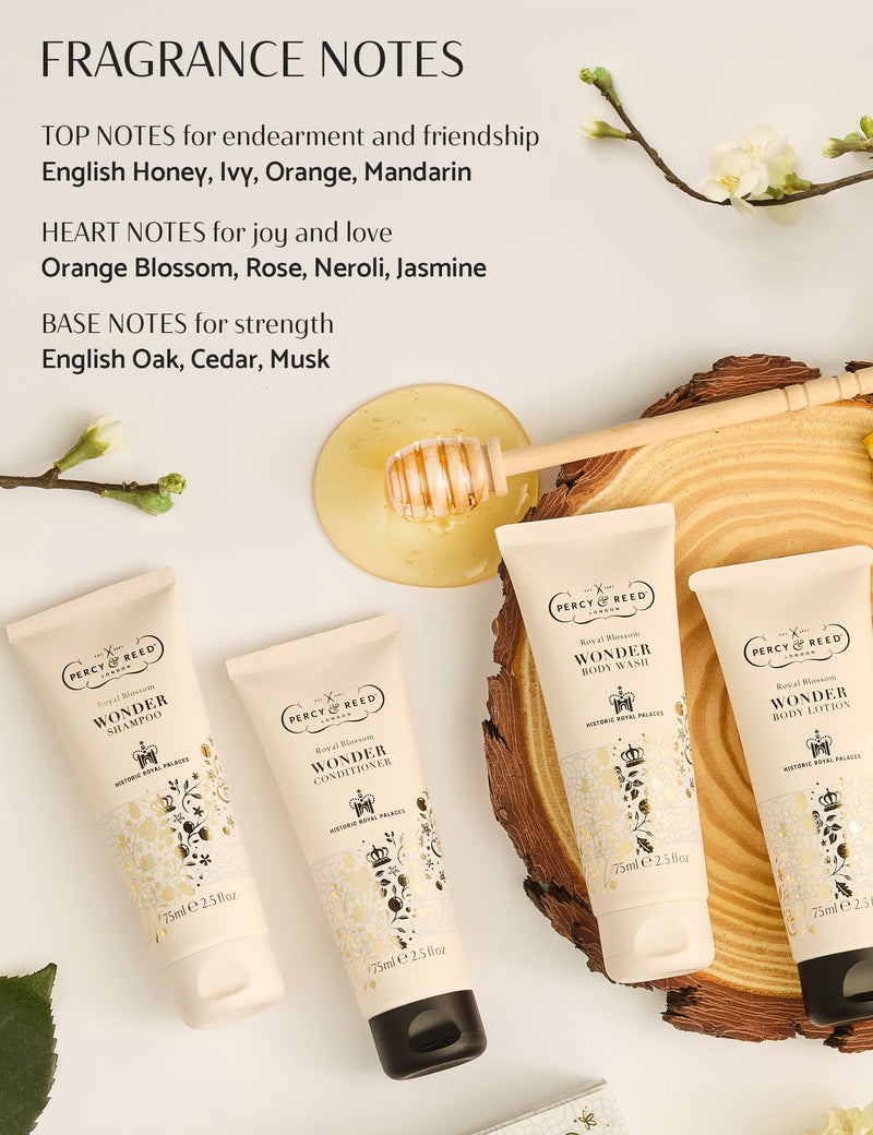 Percy & Reed Royal Blossom beauty set, imported from the UK
