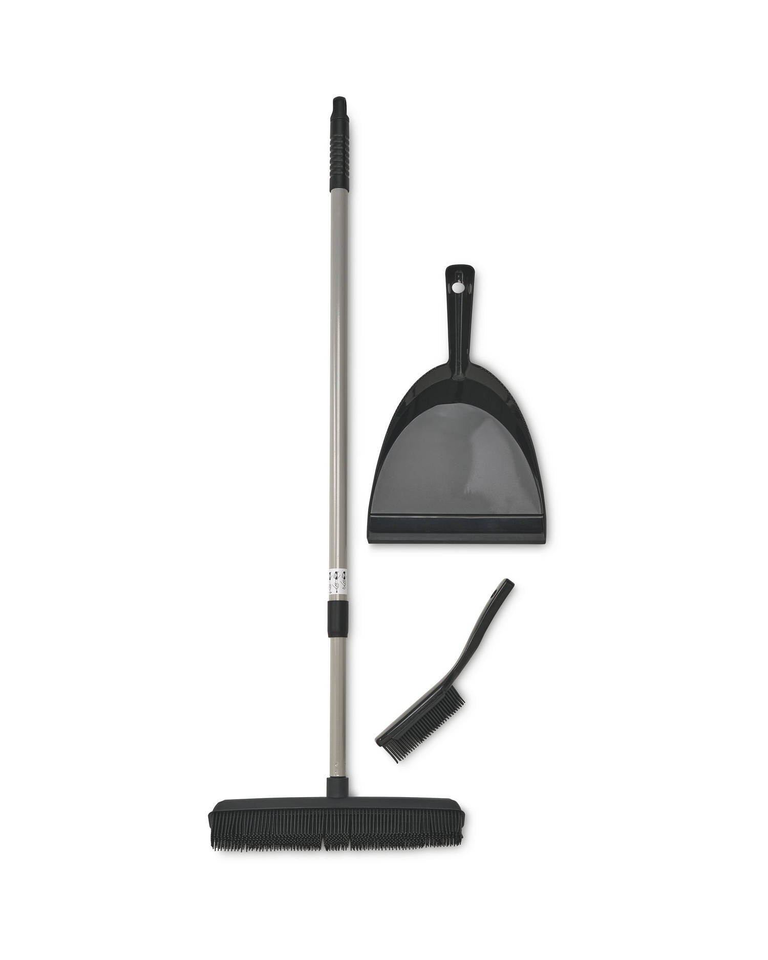 Rubber Broom Set with telescopic handle (British brand)
